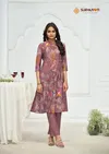 Nimisha Vol 1 by Suryajyoti Roman Vertigan Kurti With Bottom Orders In India